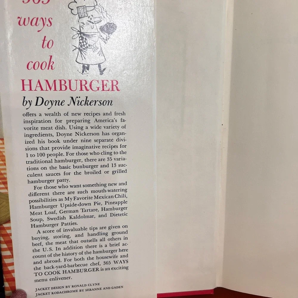 1960 365 Ways to Cook Hamburger‎ Vintage Cookbook